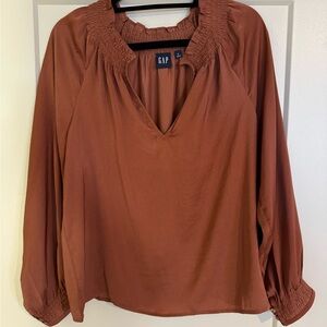 GAP Women's Rust Blouse